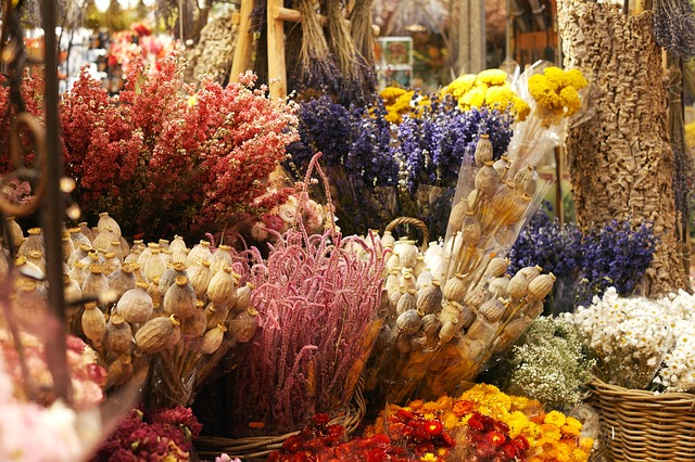 obchod se sušenými květy
